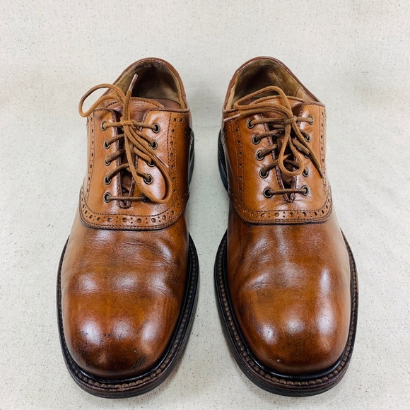 Brown Leather Oxfords Shoes - Men’s 10